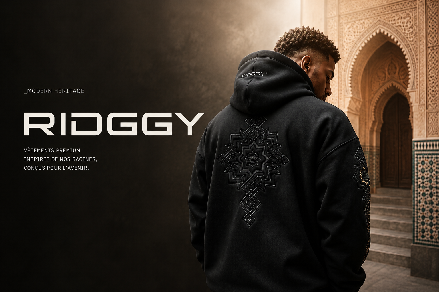 RIDGGY luxury streetwear campaign